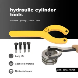 Schwerer Schraubenschlüssel verstellbar Stopfbuchsenmutterschlüssel, zum Ausbau Hydraulikzylinder - Bild 1 von 15