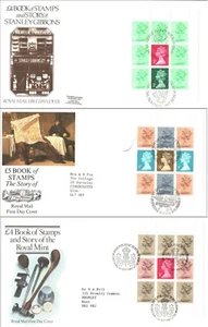 1982-1985 FDC Prestige Booklet Pane Stanley Gibbons Royal Mint Story Royal Mail - Picture 1 of 4