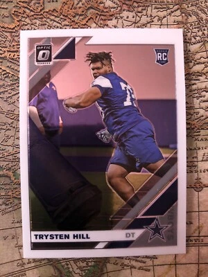 2019 Donruss Optic Chrome Base RC TRYSTEN HILL Cowboys/UCF #127 - Image 1 of 2