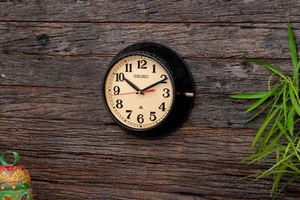 Vintage Nautical Seiko Wall Clock Maritime Ship Boat Navigation Industrial clock - Picture 1 of 7
