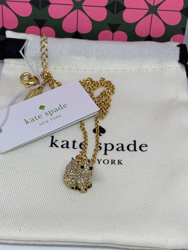 Autentica collana Kate Spade C Comforts trasparente multi vendita al dettaglio $ 48 00 sacchetto antipolvere