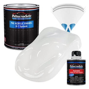 ProductionShop High Gloss Super White Acrylic Enamel Quart Kit, Auto Paint - Picture 1 of 1