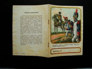 Quaderno scolastico non scritto Esercito Napoleonico Uniformi - Foto 1 di 1