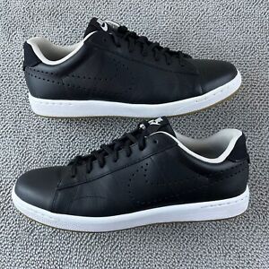 Zapatillas de tenis Nike Classic Ultra de cuero negras blancas negras talla 8,5