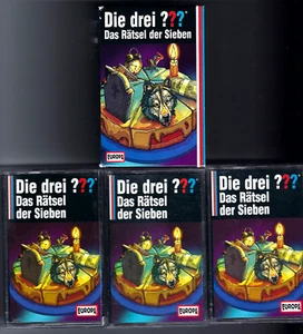 Die Drei ??? Fragezeichen - Das Rätsel der Sieben 3 MC´s Kassetten EUROPA - Bild 1 von 1