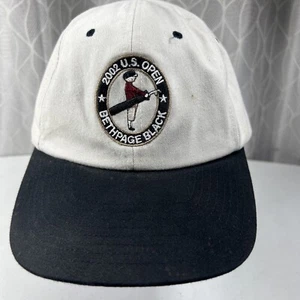 Gorra/gorra de miembro Bethpage Bethpage 2002 USGA negra/blanca usada en excelente estado - Imagen 1 de 12