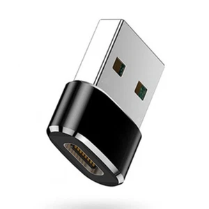 2 PACK Type-C female to USB male OTG adapter PD fast charge data cable new u - Zdjęcie 1 z 7