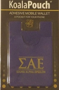 SIGMA ALPHA EPSILON Silicone WALLET- STICK TO PHONE with 3M sticker for Mounting - Picture 1 of 1