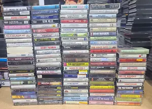 100+ Cassete tapes lot wholesale bulk Various artists assorted rock pop jazz - Picture 1 of 4