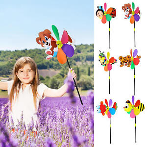 New Listing Windmill Pinwheel Wind Spinner Kids Toy Garden Lawn Party Decor Toy Gift