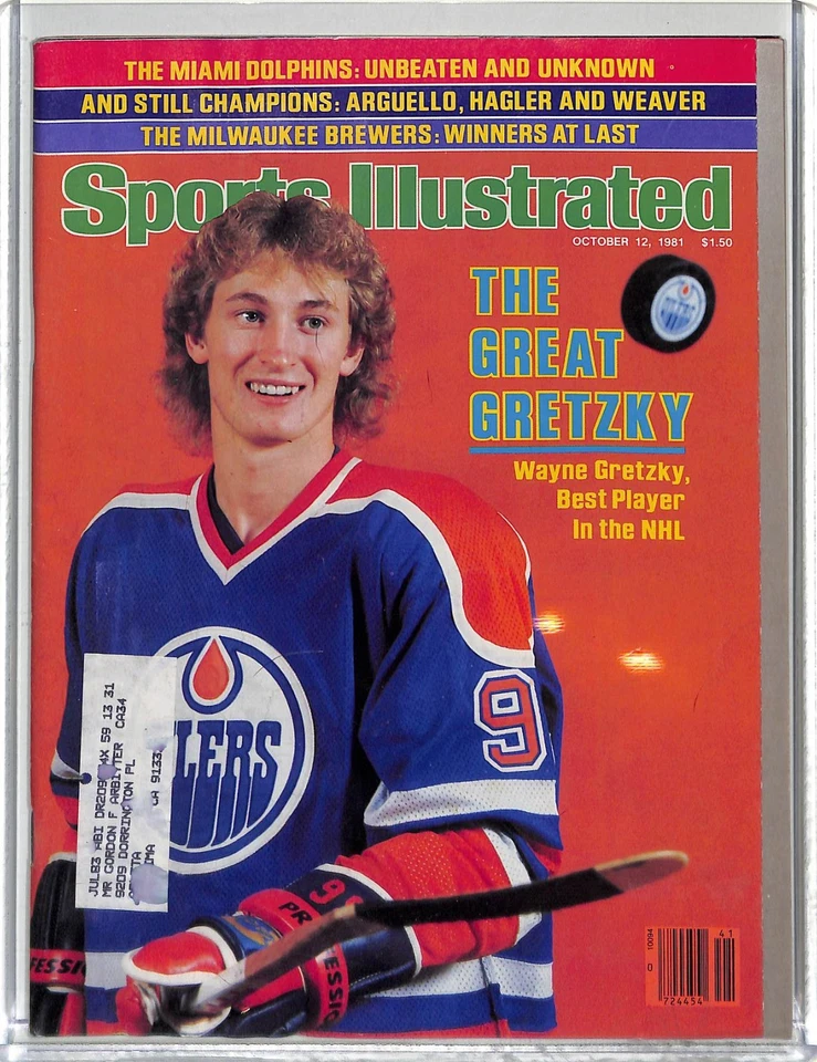Wayne Gretzky Sports Illustrated October 12, 1981 -  1st Cover Rookie - Image 1 of 2