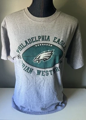 Camiseta Philadelphia Eagles Brian Westbrook RB 36 Jugadores NFL Filadelfia Gris M Foto 1 de 4