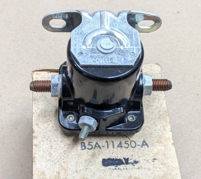 NOS Ford 1951-1955 Fairlane Thunderbird Starter Solenoid 6 Volt B5A-11450-A SW-2 - Image 1 of 3