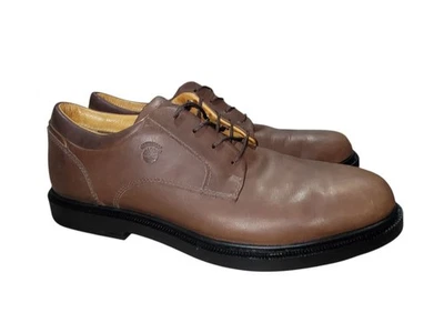 Timberland Hombres Talla 12M Marrón Impermeable Cuero Oxfords Parte Superior Baja 90081 Foto 1 de 4