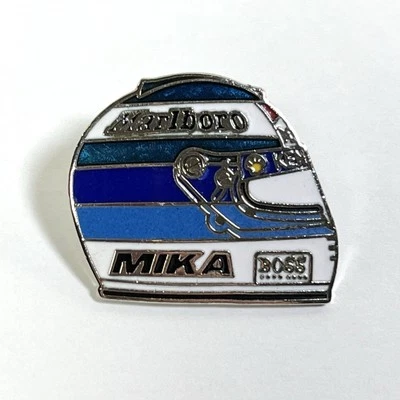 MIKA HAKKINEN Racing Helmet PIN Marlboro BOSS - Image 1 of 4
