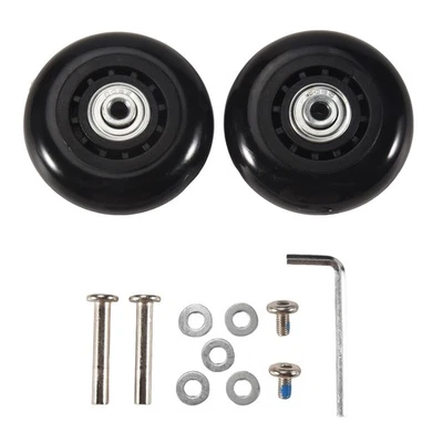 2 Satz GepäCkkoffer ErsatzräDer Achsen Deluxe Repair Tool OD 68Mm G5O18288 - Bild 1 von 4