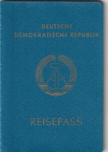 Reisepass DDR Mann mit 2 x Visum - Bild 1 von 7