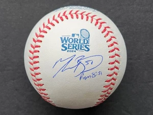 Mookie Betts Los Angeles Dodgers Autographed 2024 World Series Baseball - Picture 1 of 4