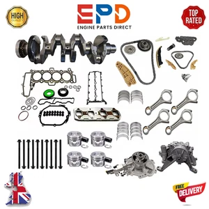 CRANKSHAFT WITH ENGINE REBUILD KIT FOR LAND ROVER JAGUAR 204DTD AJ200 2.0 DIESEL - Picture 1 of 10