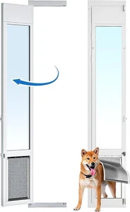 Large Dog Door for Sliding Glass Door,Openable Pet Door for Sliding Glass Doo... - Picture 1 of 6