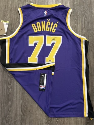 Luka Doncic Los Angeles Lakers Autograph Signed Jersey! PSA Coa - Image 1 of 3