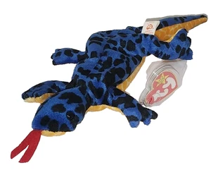 Ty Beanie Baby - LIZZY the Lizard (13 Inch) NEW MWMTs Stuffed Animal Toy - Picture 1 of 11