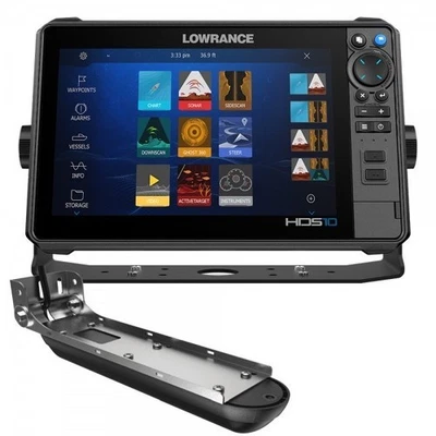 Lowrance HDS-10 PRO With Active Imaging 3-in-1 Transducer 000-16478-001 - Image 1 of 3