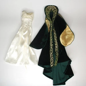 Franklin Mint Scarlett O'Hara Pride and Vanity Green Velvet Robe Outfit GWTW - Picture 1 of 3