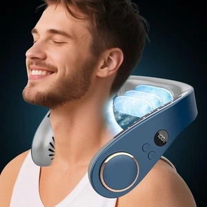 Neck Air Conditioner with Cooling Plate,Portable Neck Fan Air Conditioner,Rec... - Picture 1 of 7
