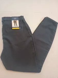 GAP Women’s Comfort Stretch Skinny NWT Black Pants Chino size 8 - Picture 1 of 11
