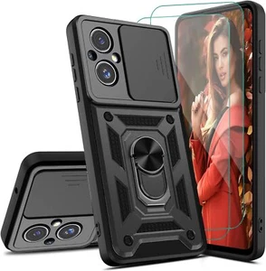 Funda protectora de pantalla con anillo a prueba de golpes para teléfono OnePlus Nord N20 5G - Imagen 1 de 30