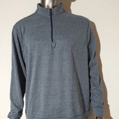 Nuevo con etiquetas Suéter Greg Norman Manga Larga 1/4 Cremallera - Súper Suave - M, XL (azul) Foto 1 de 4