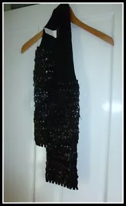 PERUVIAN CONNECTION - RARE - ONE OFF 'SAMPLE' BLACK SCARF - FABULOUS - Picture 1 of 2