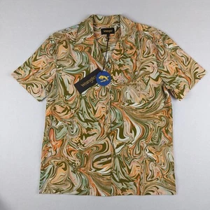 Wrangler Cyprus Mens Desert Waves SS Shirt Size: Small Retro 70s Style NWT - Picture 1 of 9