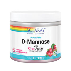 Solaray D-Mannose w/ Cranberry Extract Powder, 8oz