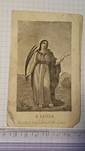 Santino Holy Card Santa Lucia Salvardi Bologna  SP2580 ^ - Picture 1 of 3
