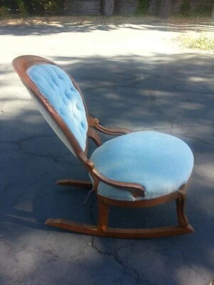 Mecedora victoriana americana Cira años 20 Foto 1 de 3