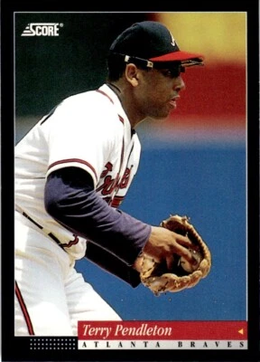 Terry Pendleton #72 Atlanta Braves 1994 Score Baseball Card - Image 1 of 2