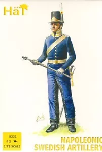 HAT SOLDATINI 1/72 - Napoleonic Wars - 8231 Napoleonic Swedish Artillery - Imagen 1 de 1