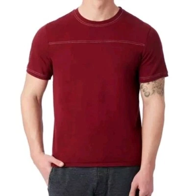 Мужская футболка пуловер Alternative 01054CG Heavy Wash красный цвет. - Изображение 1 из 4