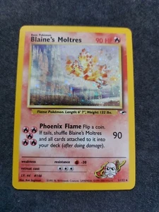 Pokemon Karten TCG - Blaine´s Moltres - Gym Heroes 1/132 - Bild 1 von 6