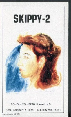 1 x QSL CB Radio Poma Card 83/1715 Skippy-2 - Hoeselt Belgium ≠ R792 - Image 1 of 2