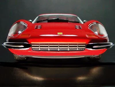 Ferrari Race Car Racing Racer1:24Hot Rod12 Custom Built Metal Body Model18 - Image 1 of 4