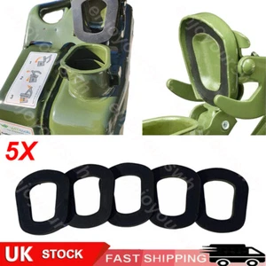 New 5Pack Metal Fuel Can Spout Gerry Jerry Rubber Seal Fits 5 10 20 Litre Cans - Picture 1 of 3
