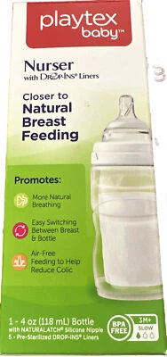 Playtex Drop-Ins Liners 1 4 oz Botella Pre Esterilizada 5 Forros Naturatch ¡NUEVO! Foto 1 de 4