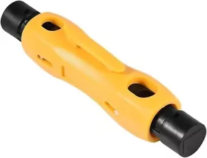 Universal 2 Blade RG6 RG59 RG11 RG7 Coaxial Cable Wire Stripper Cutter Tool - Picture 1 of 7