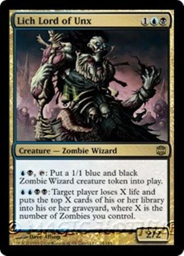 MTG - LICH LORD OF UNX - Alara Reborn(R) - Image 1 of 1