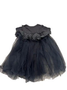 JNBY - Grey Ruffle Tulle Dress Size 4/5Y NWT - Picture 1 of 2