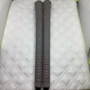 Juego de 2 anillos olímpicos vintage de golf Pride Grips Olympica gris naranja únicos - Imagen 1 de 14