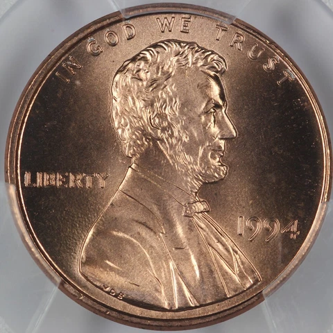 1994 PCGS MS67RD Lincoln Cent 46328222 Cover